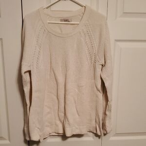 Loft Cream Knit Sweater